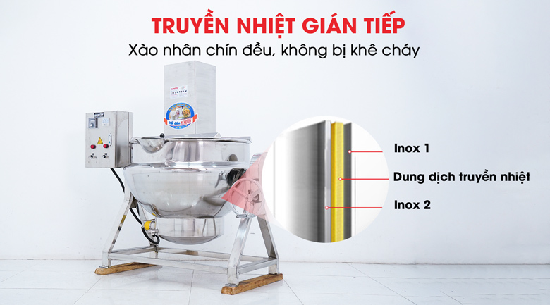 Chảo xào nhân gia nhiệt bằng điện
