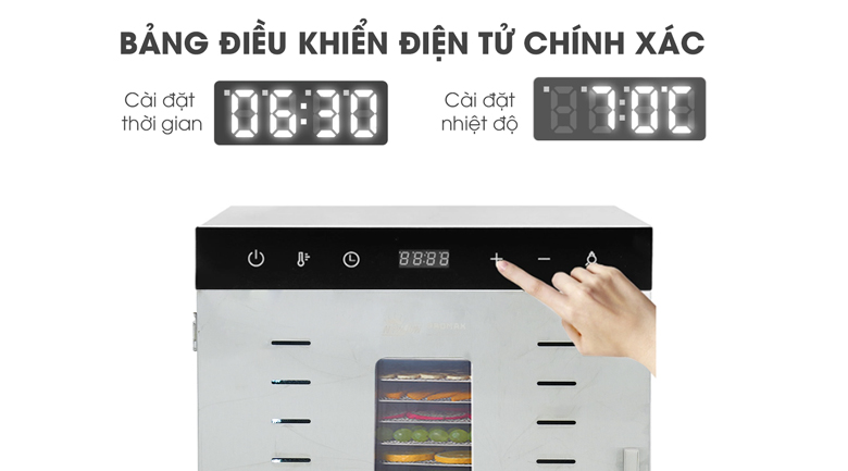 Nên chọn máy điều chỉnh được nhiệt độ và thời gian linh hoạt