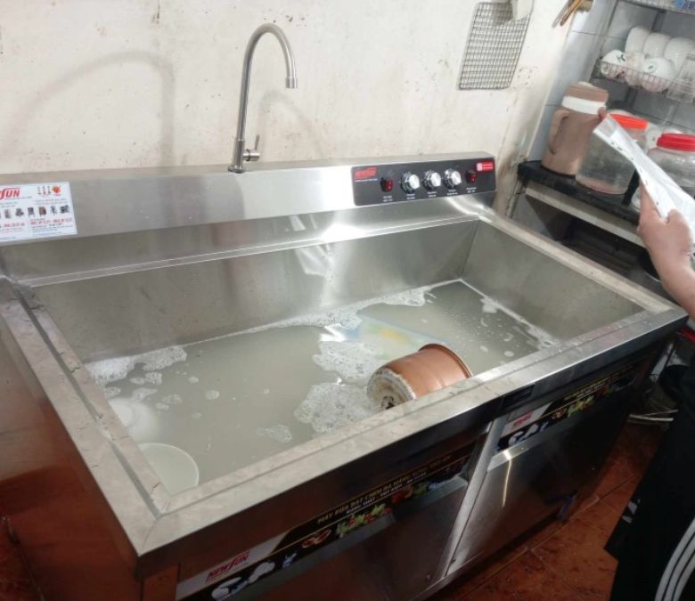 Nguyên lý hoạt động máy rửa bát siêu âm của NEWSUN