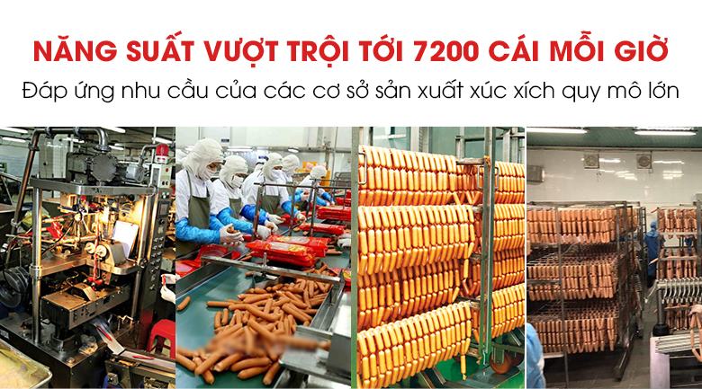 Công suất mạnh, giúp đạt năng suất cao 