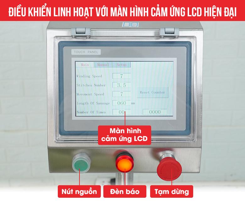 Màn hình cảm ứng hiện đại, cài đặt thông số chính xác