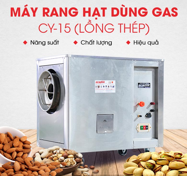 Máy rang hạt ngũ cốc công nghiệp CY15