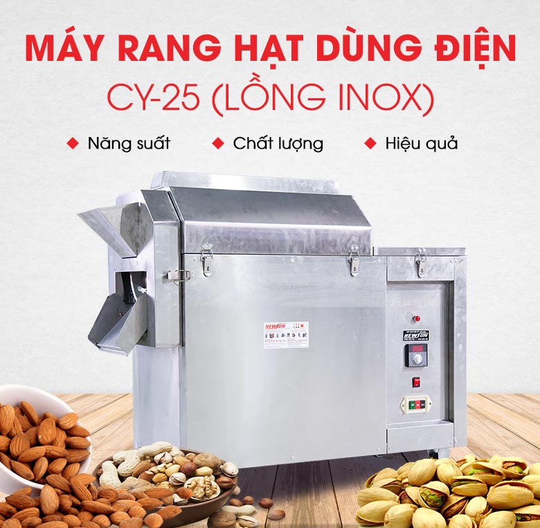 Máy rang đậu nành dùng điện CY-25
