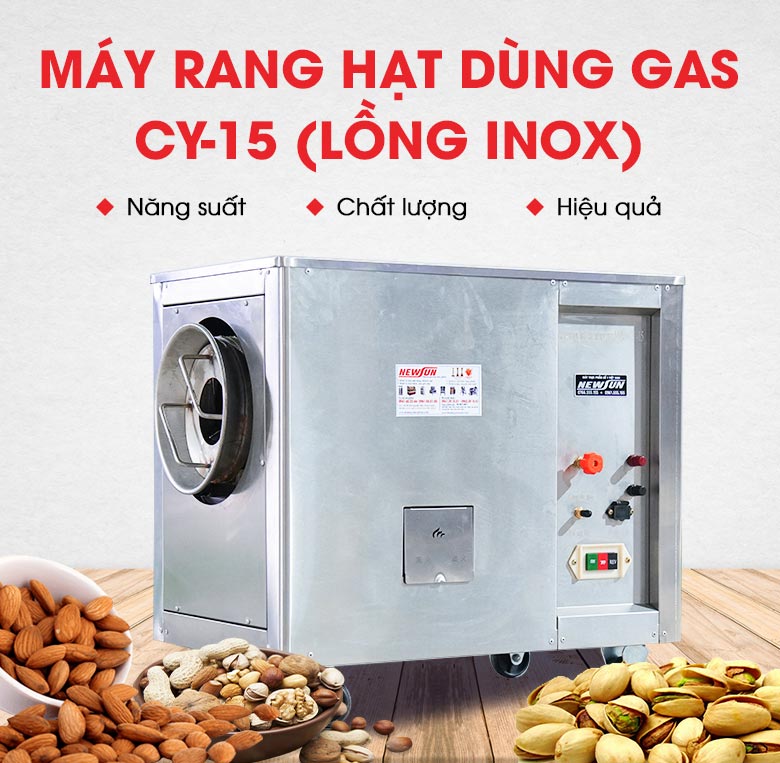 Máy rang hạt điều CY15