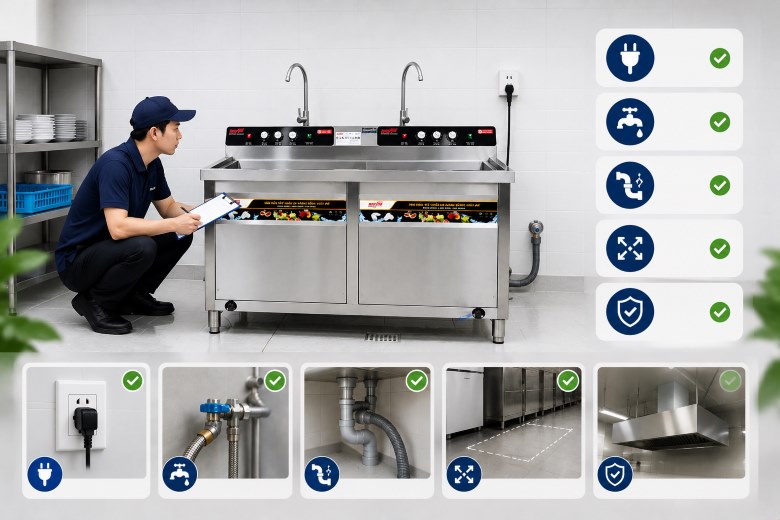 Khảo sát hạ tầng kỹ thuật và không gian lắp đặt