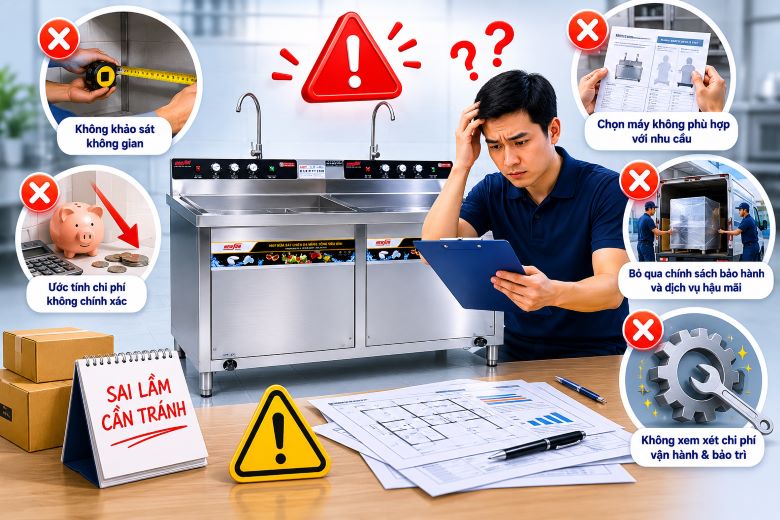 Những sai lầm cần tránh khi thực hiện quá trình mua hàng