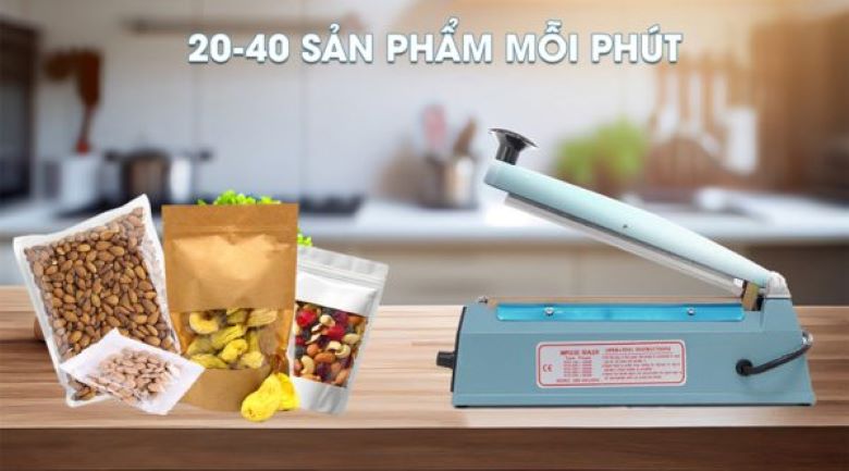 Về năng suất, PFS200 có thể hàn khoảng 20–40 sản phẩm/phút