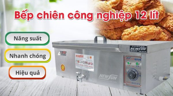 Với các quán ăn vặt nhỏ, có thể cân nhắc lựa chọn bếp có dung tích khoảng 12L