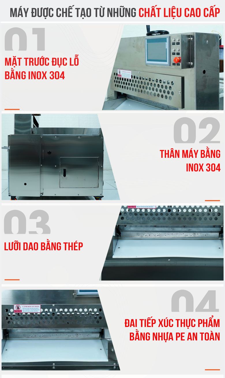 Chất liệu cao cấp, độ bền cao lên tới 10 năm 