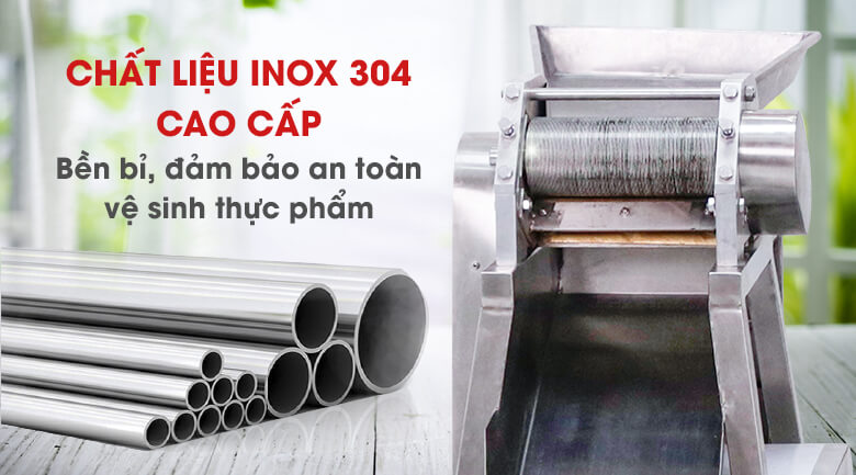 Chọn máy có chất liệu inox cao cấp