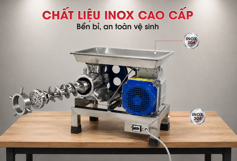 Chất liệu cao cấp, đảm bảo vệ sinh an toàn thực phẩm