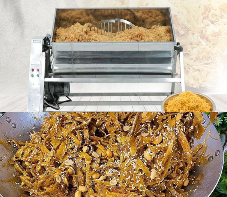 Máy sao ruốc công nghiệp và Thủ công truyền thống