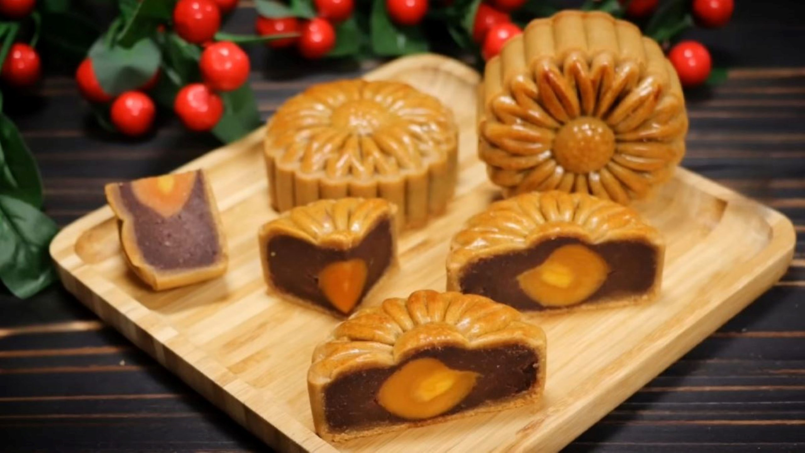 Bánh trung thu nhân đậu đỏ