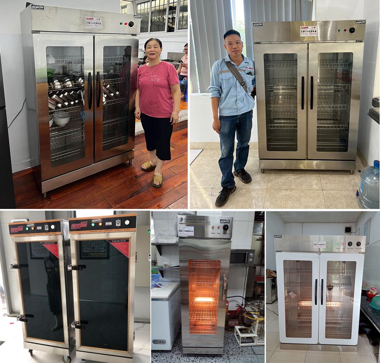 NEWSUN hiện cung cấp nhiều dòng tủ sấy bát công nghiệp với các kích thước khác nhau