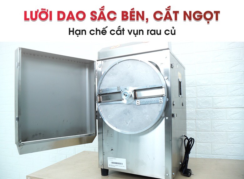 Lưỡi dao sắc bén, mặt cắt ngọt, hạn chế vụn nát 