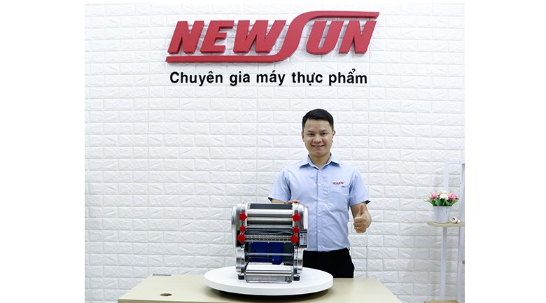 Máy cán và cắt sợi bột mì FKR-200 (mini) để bàn