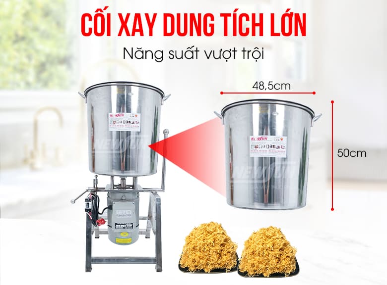 Máy xé thịt có năng suất cao 