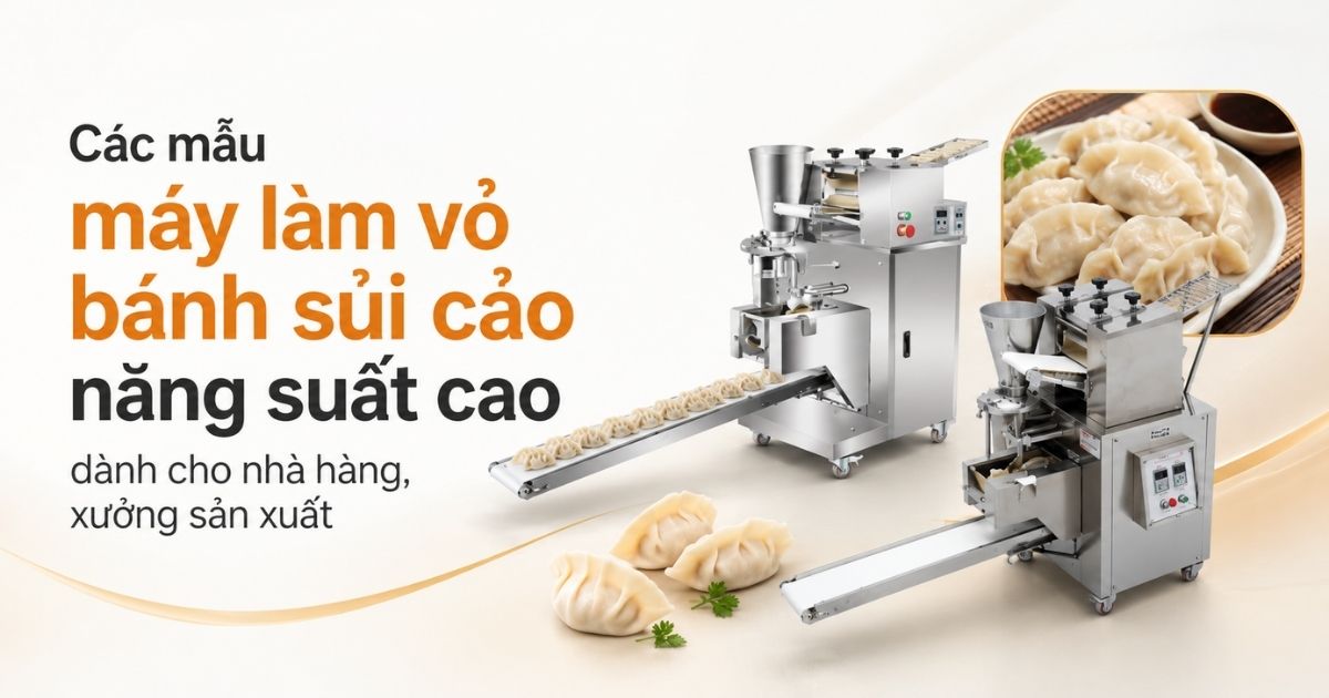 TOP máy làm vỏ bánh sủi cảo giúp vỏ đều, làm nhanh hơn