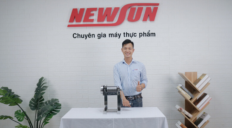 Máy thái bì da heo quay tay mini