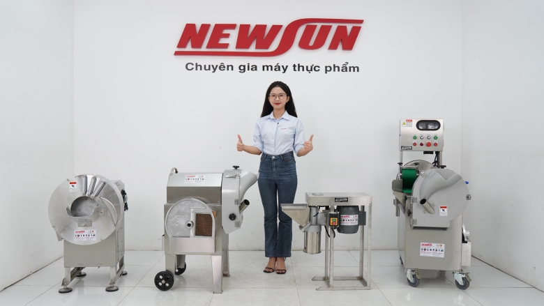 NEWSUN cung cấp đa dạng máy thái rau củ công nghiệp