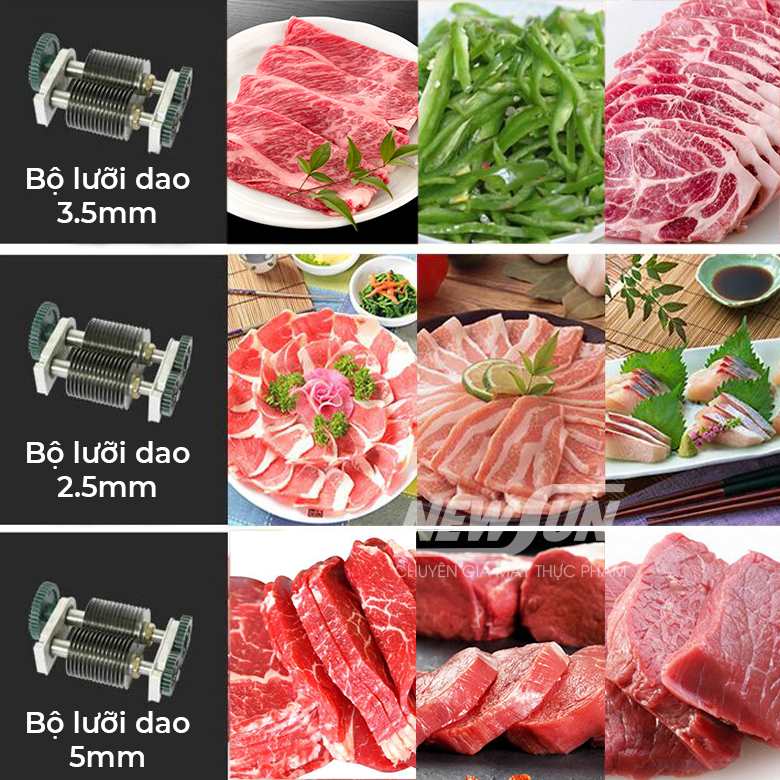 Chọn kích thước lưỡi dao phù hợp với món ăn