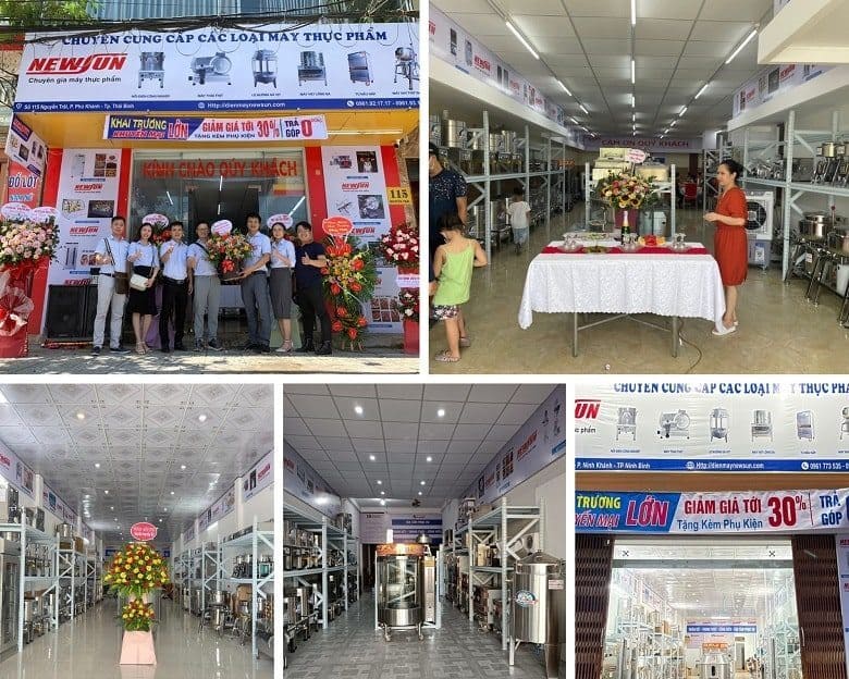 NEWSUN có hệ thống chi nhánh trải dài khắp Việt Nam