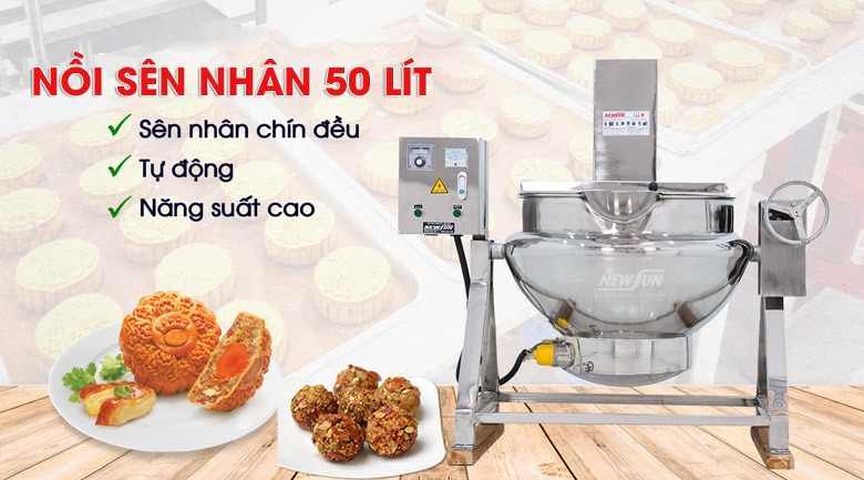 Nồi sên nhân 50 lít