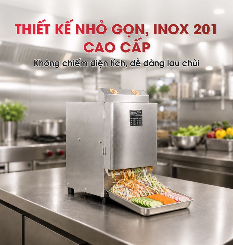 Thiết kế inox bền đẹp, dễ vệ sinh 