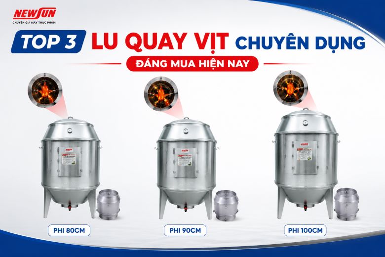 Top 3 lu quay vịt chuyên dụng đáng mua hiện nay