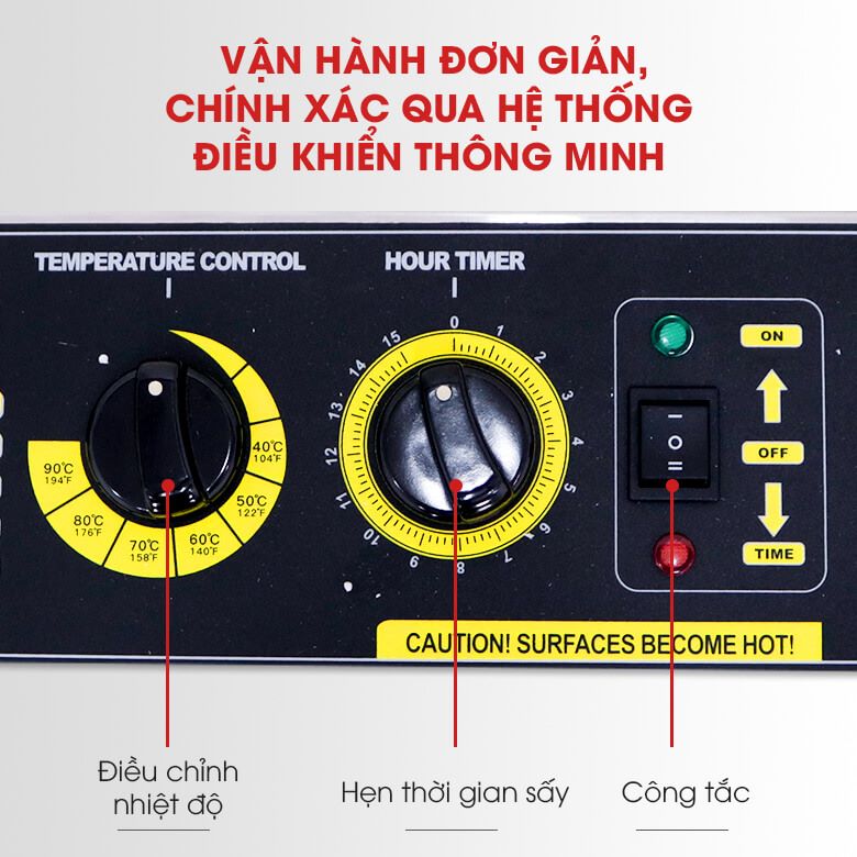 Ưu tiên máy có bảng điều khiển dễ sử dụng