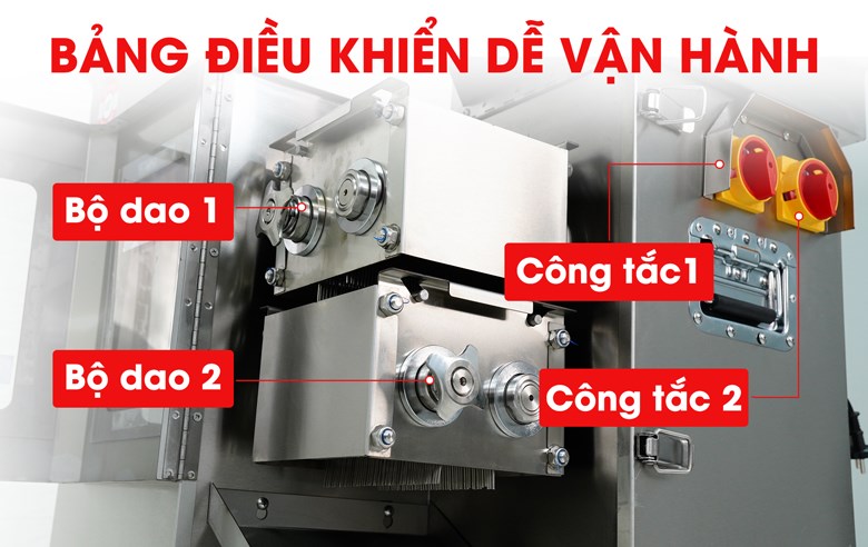 Bảng điều khiển đơn giản, dễ vận hành 