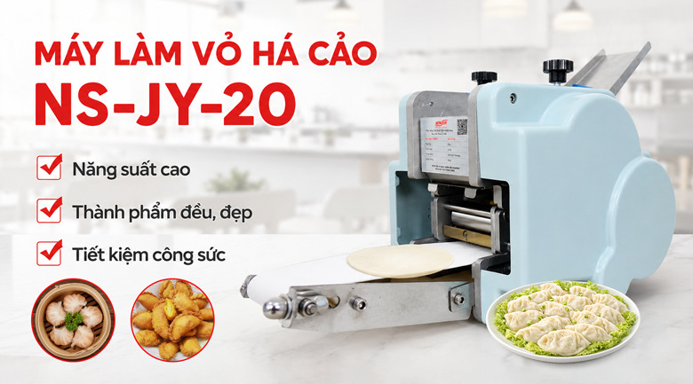 Máy làm vỏ há cảo NS-JY-20 của NEWSUN
