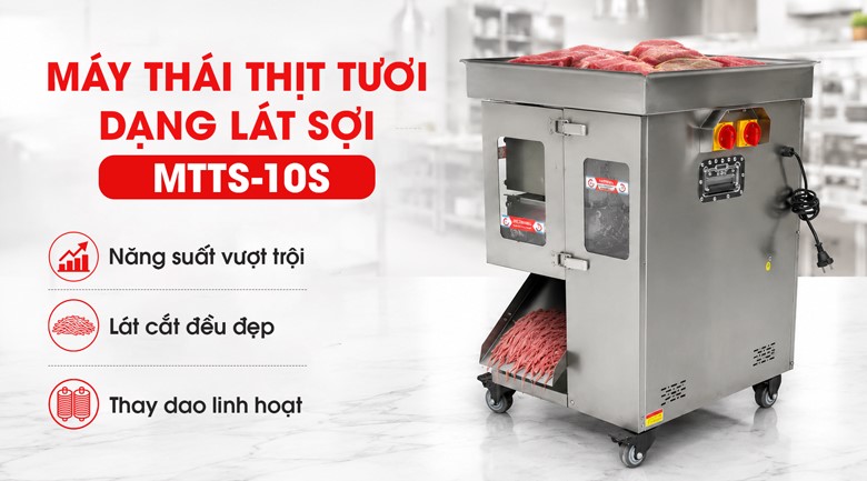 Máy thái thịt tươi dạng lát sợi MTTS-10S