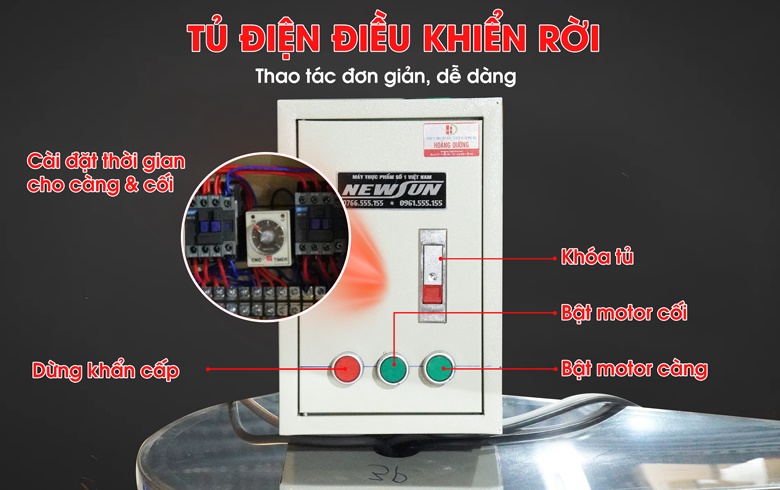 Hộp điều khiển dễ sử dụng