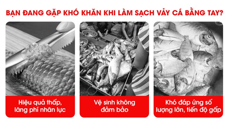 Khó khăn thường gặp khi đánh vảy cá bằng tay