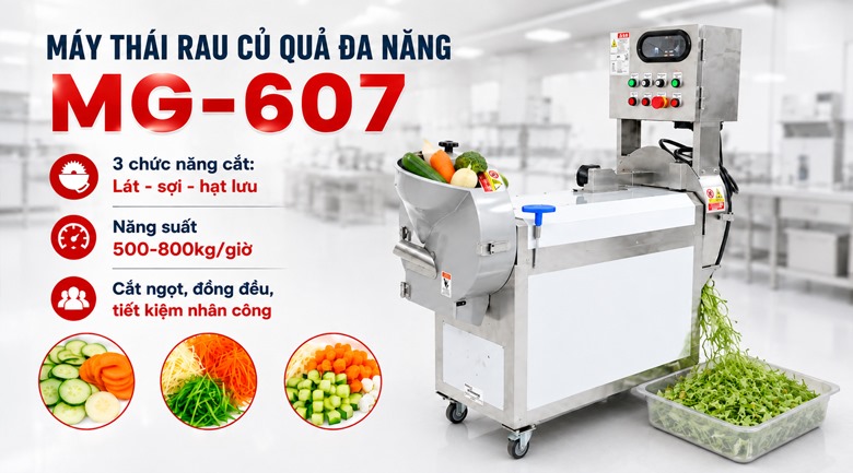 Máy thái rau củ quả đa năng MG-607