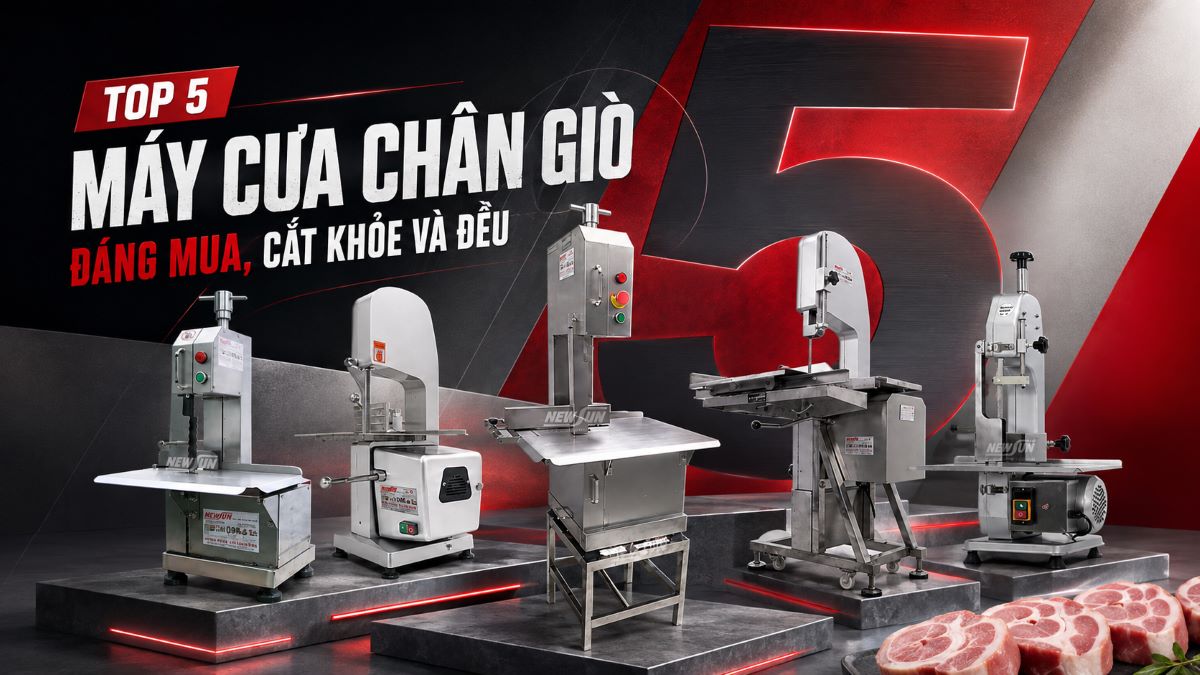 Top 5 máy cưa chân giò chuyên dụng cắt khỏe và đều đẹp